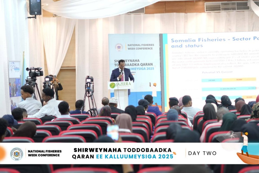 SSFD-BADMAAL’s Project Coordinator Joins The 2025 Somali Fisheries Week Organized by the Ministry of Fisheries and Blue Economy.